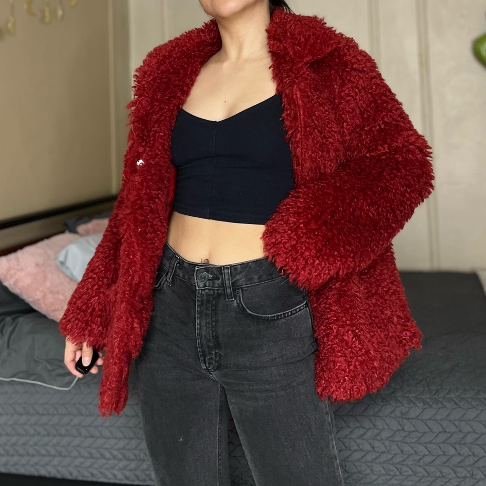 Audrey 3+1 Vintage Teddy Coat